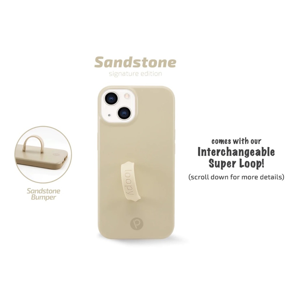 iPhone 13 loopy case sandstone